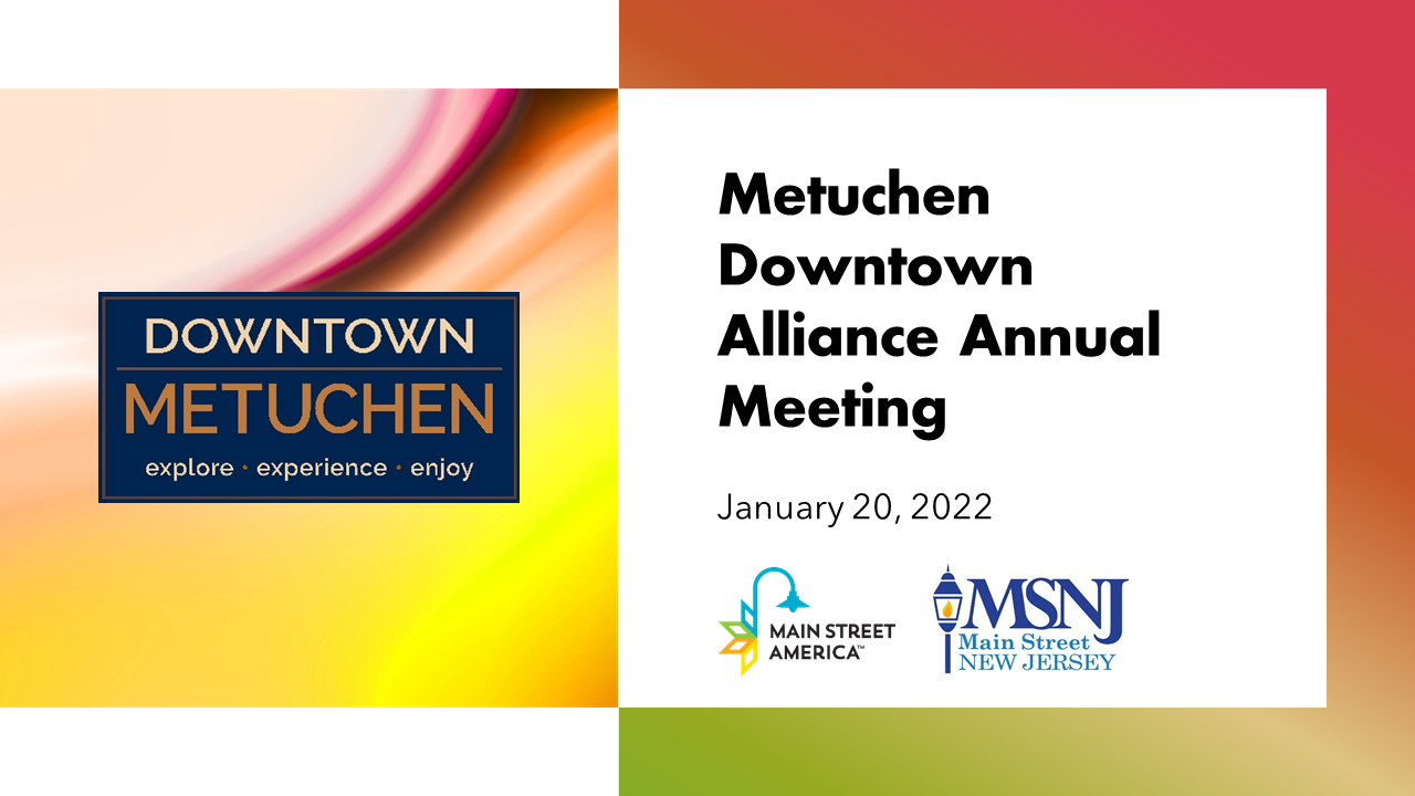 Annual Meeting 2022 Downtown Metuchen